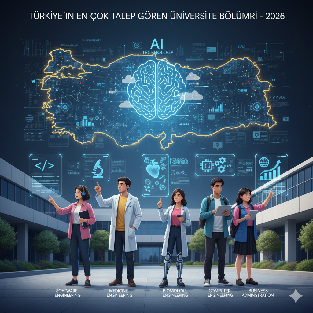 Most in-demand majors in Turkey 2026