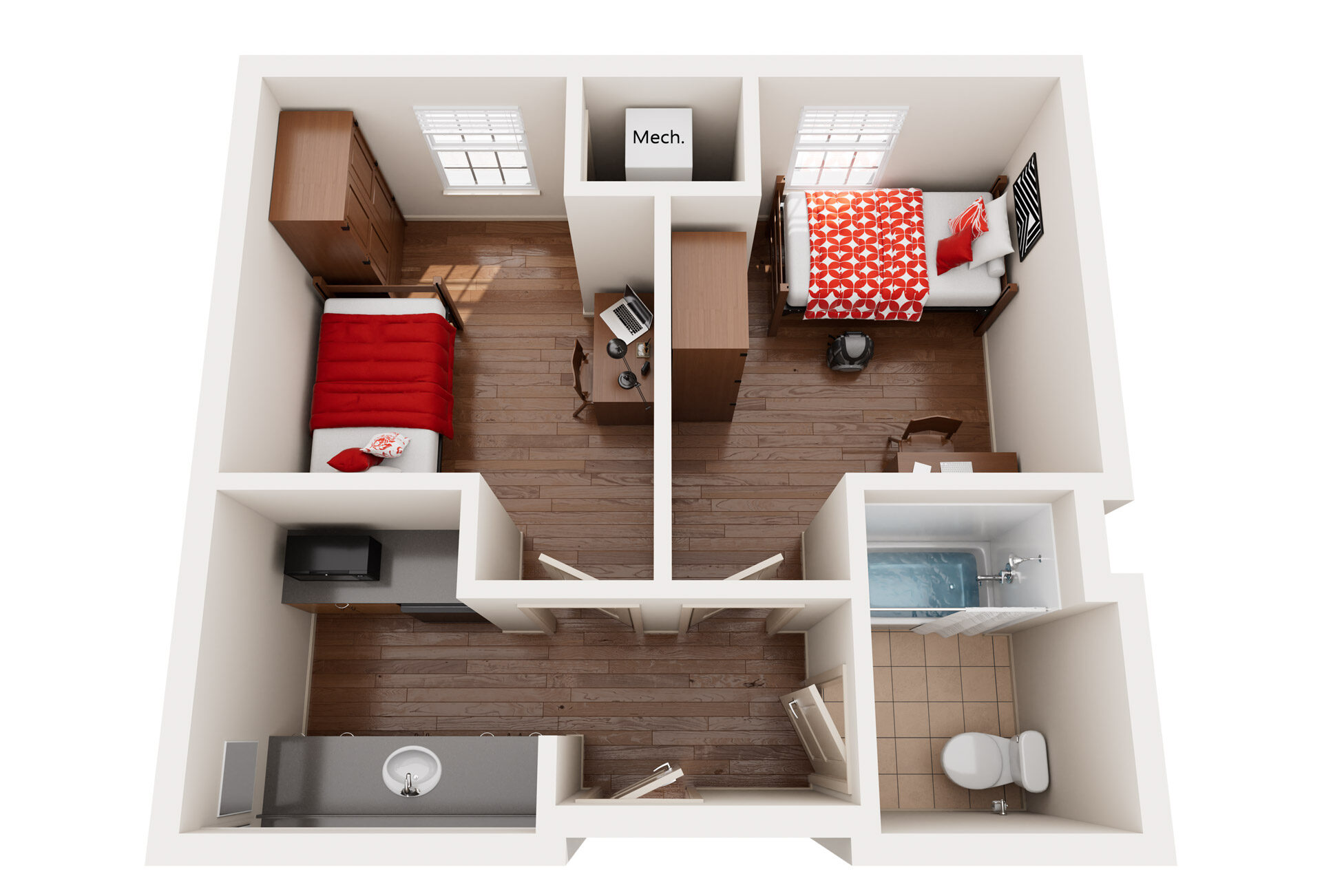  السكن الجامعي في أمريكا