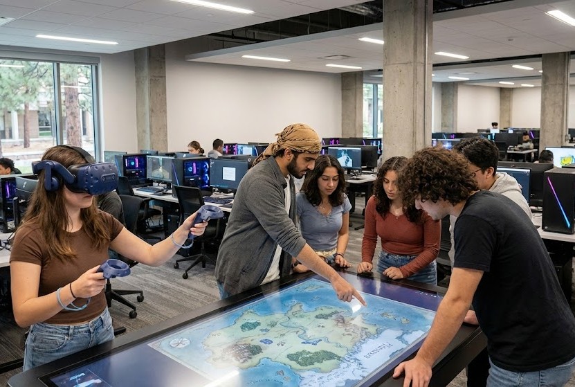 مختبرات تصميم الألعاب الرقمية في الجامعات التركية الخاصة.