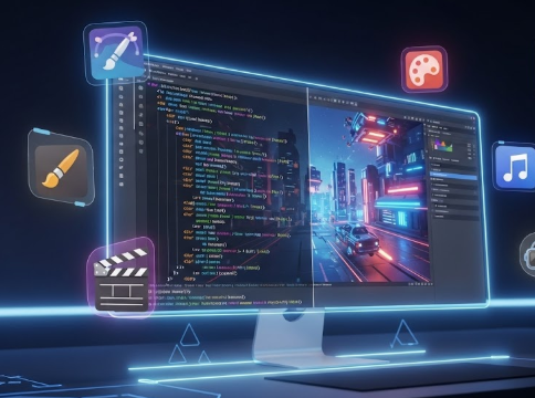 دراسة الجرافيك ديزاين والنيو ميديا